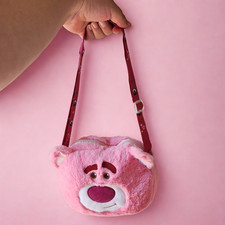 Lotso Plush Crossbody Bag, Adjustable Strap