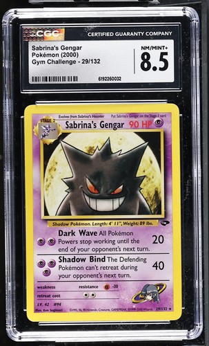 Sabrina's Gengar (Unlimited) graded CGC 8.5 for sale on eBay