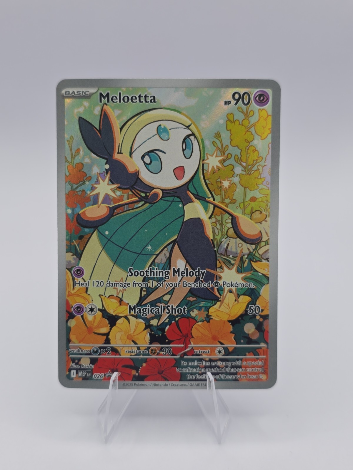 Meloetta 026 Me: Mega Evolution Promo Holo