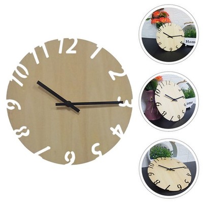 Tischuhr Aus Holz Nicht Tickend Für Wand Wohnzimmeruhren Schlafzimmer-Wanduhr