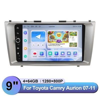 JOYING HD 9 Inch Qualcomm Android 13 Head Unit For Toyota Camry Aurion 2007-2011