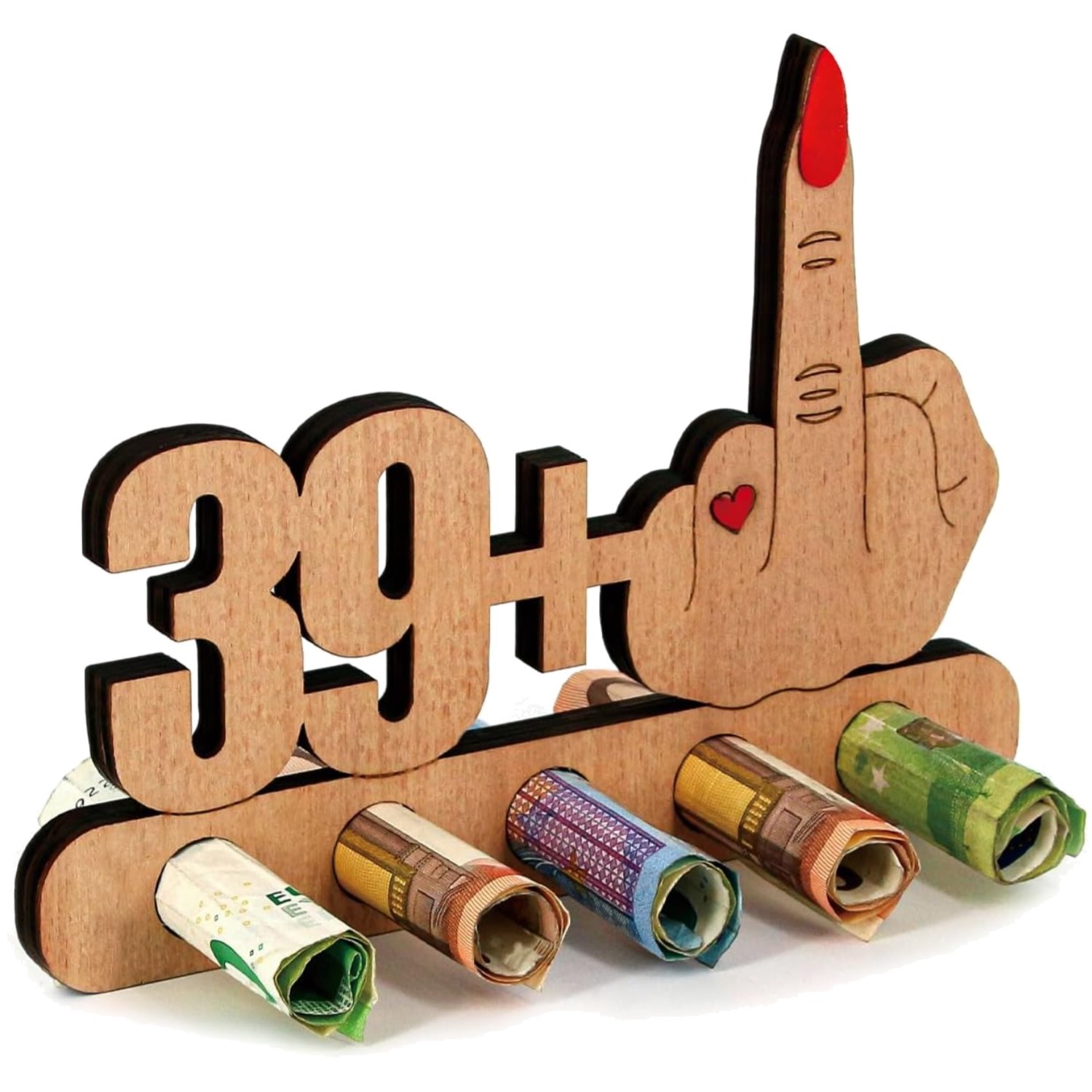 Originelle 40. Geburtstag Deko - Holzgeschenk für Männer & Frauen