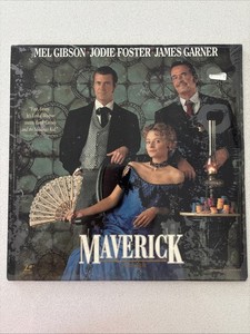 Maverick Laserdisc 13374 Widescreen Laser Disc Mel Gibson Jodie Foster SEALED