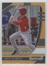 2020 Panini Prizm Draft Picks Neon Orange 13/50 David Calabrese #PDP82 2o7