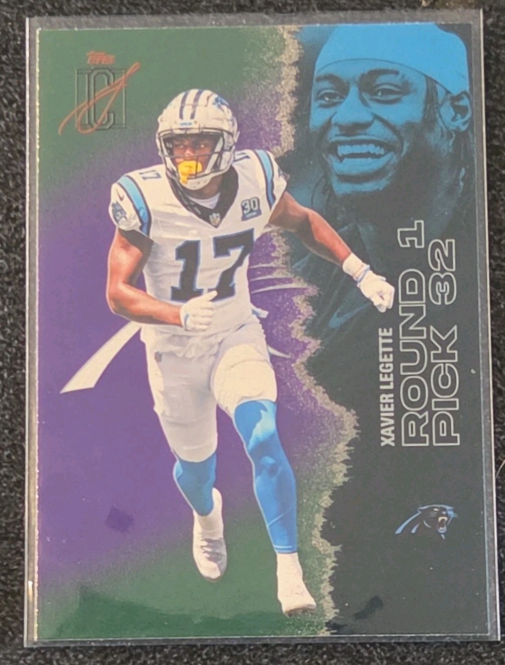 2025 Topps Signature Class - Xavier Legette #65 Green & Purple