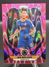 2025 Panini Min-Woo Kang #192 FIFA Club World Cup Pink Seismic Rookie Prizm /299