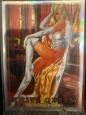 2024 Skybox Marvel Masterpieces ‘92 Platinum: #95 White Queen Rainbow Variant
