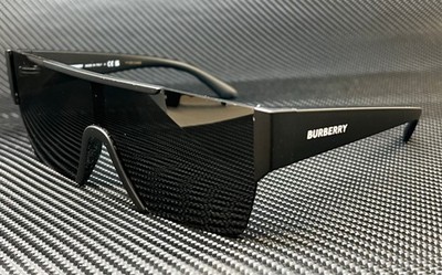 BURBERRY BE4291 346487 Matte Black Grey Rectangle Men's Sunglasses
