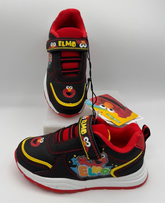 Sesame Street Elmo Toddler Boys Light-Up Athletic Sneakers Shoes Size 9