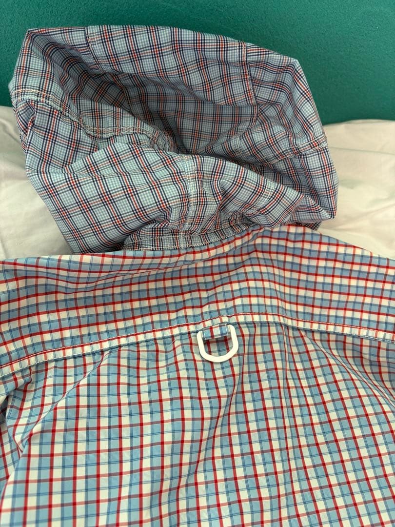 Junya Watanabe MAN Nylon Patchwork Check Hoodie S… - image 7