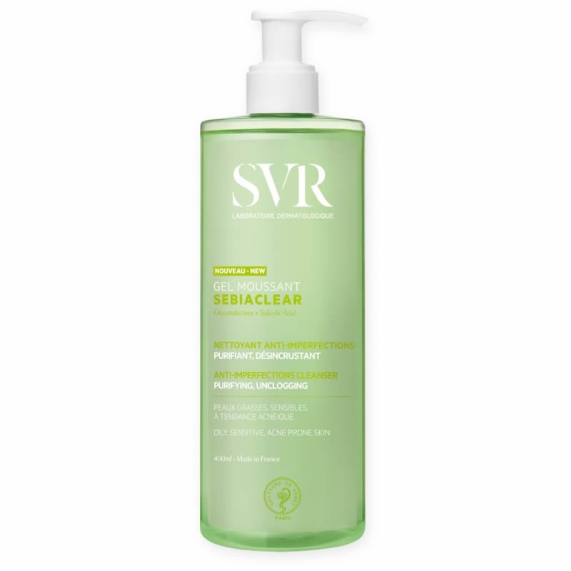 Svr Gel Detergente Per Pelli Acneiche Sebiaclear, 400 Ml - Immagine 2