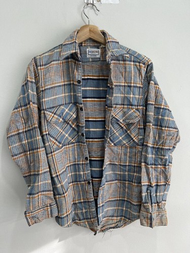 Vintage Five Brother Plaid Flannel Button Up Shirt