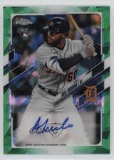 2021 Chrome Update Sapphire Edition Rookie Green 39/50 Akil Baddoo Auto 0c3