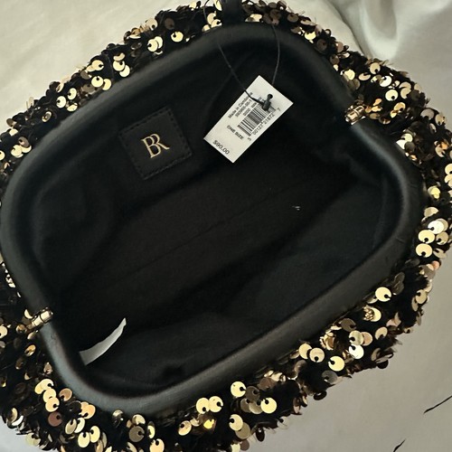 Banana Republic Factory Pailletten Clutch. Neu mit Etikett. - Bild 3 von 6