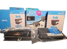 Printer Ink 2 Are 950 XL Black 1 is 951 XL Yellow Compatible W HP Lot Of 3