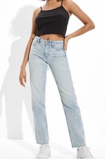 American Eagle 90  s straight classic Jean in light blue size 00
