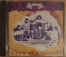 ALABAMA : PASS IT ON DOWN (CD) DISC + FRONT & BACK CVR ART - NO CASE - VG
