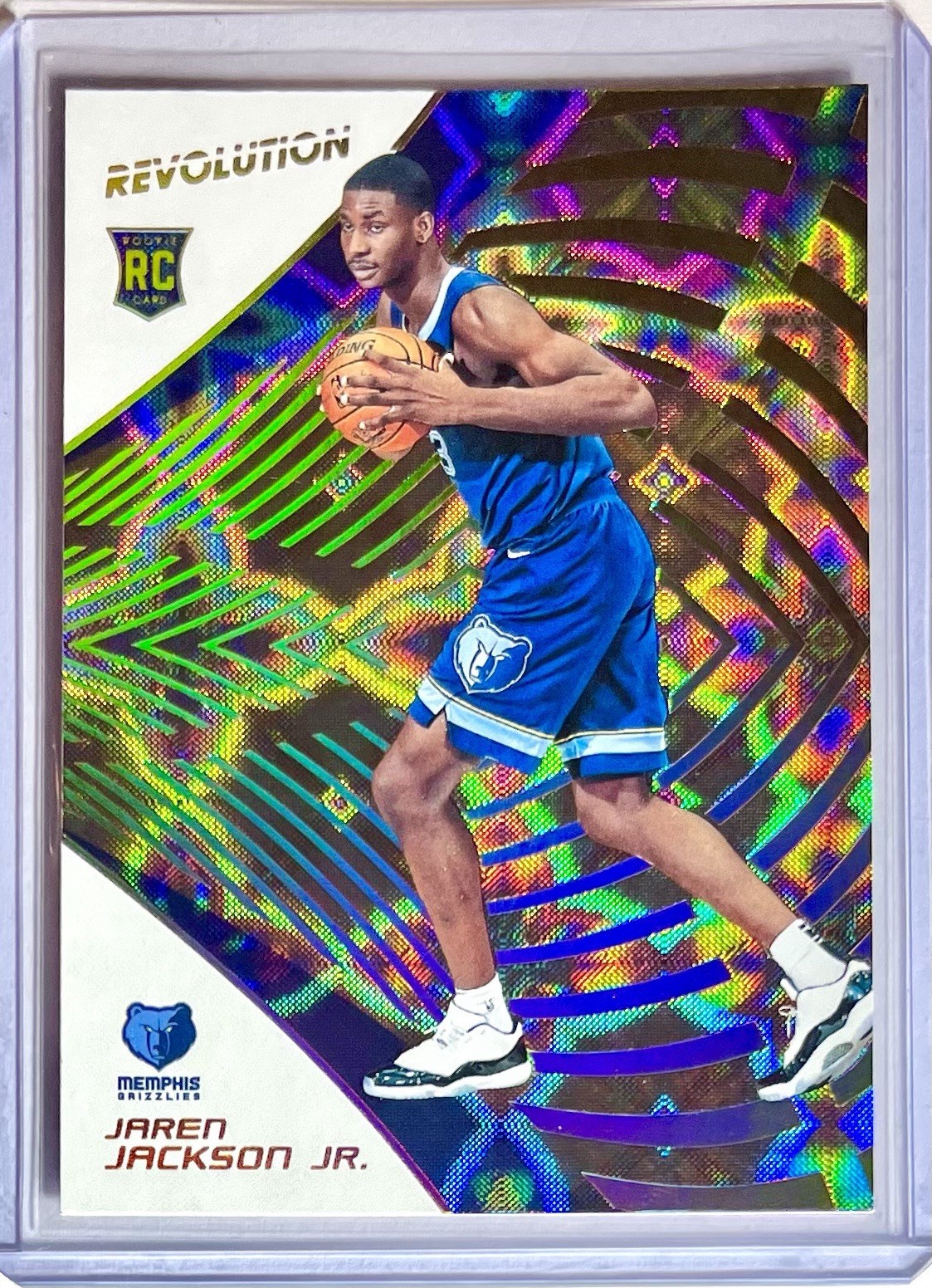 Jaren Jackson Jr ROOKIE CARD RC 2018-19 Revolution GALACTIC SSSP | RARE Case Hit