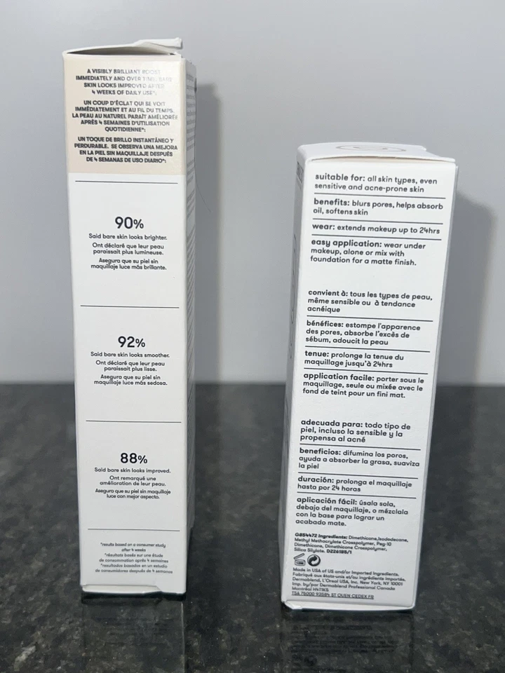 DERMABLEND : Brilliant Base Illuminating Primer - New in Box - Full Size 1.0 oz+ - Image 2 of 4