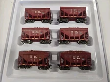 Walthers 910-58157 HO 24’ Ore Car set. SSAM. Sault Ste. Marie #1 Set. W/LOADS