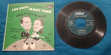 Les Paul Mary Ford 45 EP Sitting On Top Of The World! Capitol EAP 1-540 vg