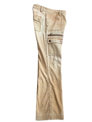 American Eagle Outfitters Women’s Corduroy Utility Cargo Flare Pants Size 6 - Picture 3 of 15