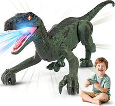 Dinosaur Toys for Kids, 2.4GHz Remote Control Dinosaur with Walking, Realistic S