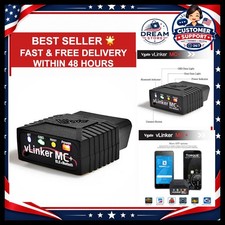 Vgate Vlinker Mc Bluetooth Obd2 Car Scan Tool For Ios Android Windows