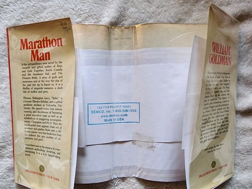 MARATHON MAN William Goldman 1974 First Edition - Picture 9 of 9