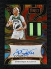 2025 Select WNBA Memorabilia Tie-Dye Prizm /25 Dominique Malonga Rookie Auto RC