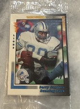 Unopened Barry Sanders & John Taylor  Wild Card 1992 No. P-8