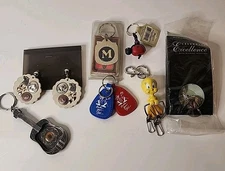 Key Chains And Pair Of Western Style Ear Rings