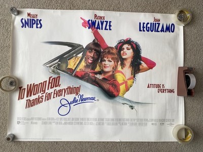 To Wong Foo Thanks for Everything ORIG UK Cinema Quad FILM POSTER  100cm x 76cm