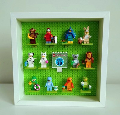 Vitrine Aufbewahrungsrahmen für Lego Minifiguren Tiere Serie 28 71051