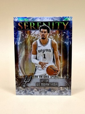 2025-26 Topps Chrome - Serenity Refractor - Victor Wembanyama - Spurs  