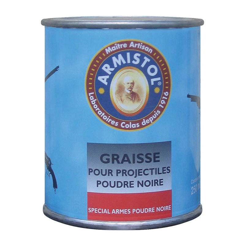 Graisse pour projectiles poudre noire 250 ml lubrifiant tir sportif