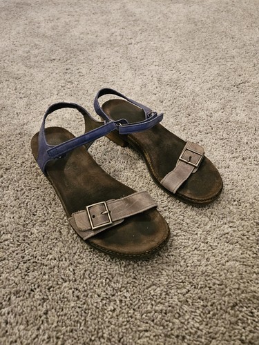 Naot Womens Wedge Sandals Bohemian Gray & Blue Buckle Size 38 US Size 7-7.5 - Bild 11 von 15