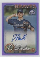 2024 Topps Pro Debut Purple Foil Auto 197/299 Drue Hackenberg #PD-93 Auto 4z8