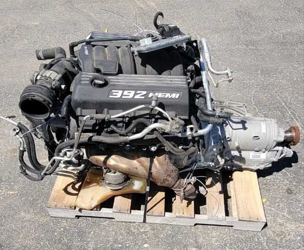 6.4L 392 HEMI ENGINE 8HP70 TRANSMISSION 2018 DODGE CHARGER PULLOUT