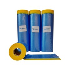 Pre-Taped Masking Film for Car Painting   Multi Pack   Painters Plas