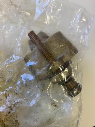 3 pcs - AMP SHEAR-LOK 80408-2 GROUNDING CONNECTOR 5/8" 3/4” #6, #4 SOL, STR - Foto 2 di 3