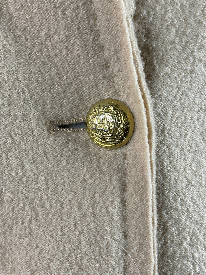 Marc Cain Wool Beige Two Button Cargo Sport Blazer Jacket Size 4 - Image 4 of 4