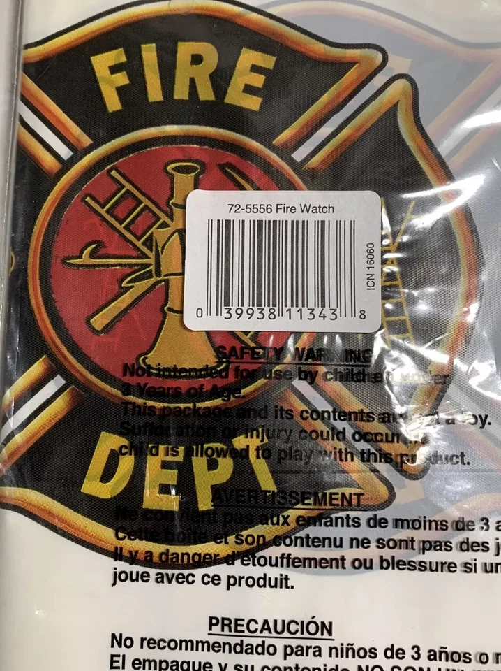 Fire Fighter Firefighter Watch Dept Plastic Tablecloth Tablecover Birthday Logo - Image 3 of 4