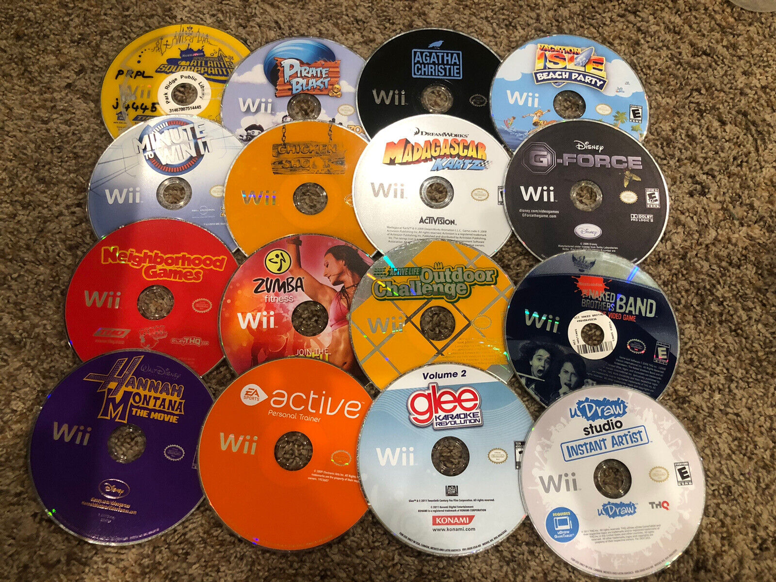 Wii Games! All disc only. CHEAP!! All TESTED!!!! (LIST 1)