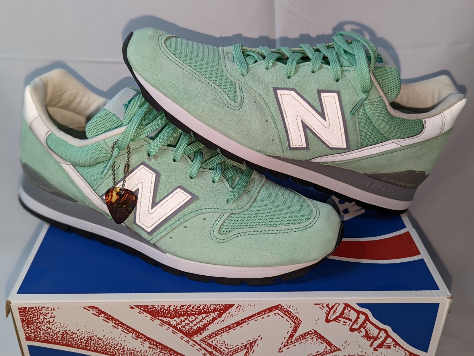 New Balance 996 M996CPS Connoisseur Guitar Mint Green Suede Size 10 D | eBay