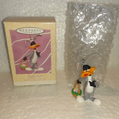 HALLMARK LOONEY TUNES 1996 Easter Collection DAFFY DUCK NEVER DISPLAYED NIB Cute