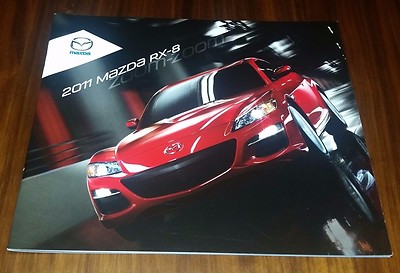 MAZDA RX-8 BROCHURE 2011 ROTARY ENGINE COLLECTIBLE ZOOM ZOOM 