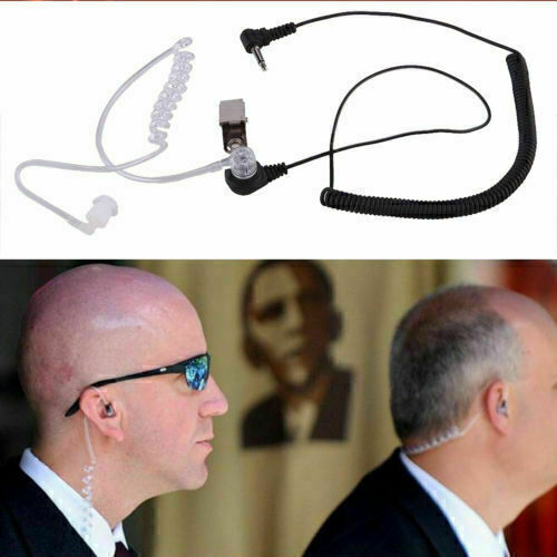 3.5mm Transparent Covert Acoustic Tube Earpiece For Phone Motorola Radio Earbud - Zdjęcie 1 z 4
