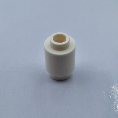 Lego 15x Rundstein 1x1 round brick stud open 3062b weiß white