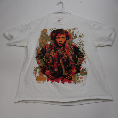 Vintage Jimi Hedrix On The Road Again Shirt Size XL 1993 Made In USA